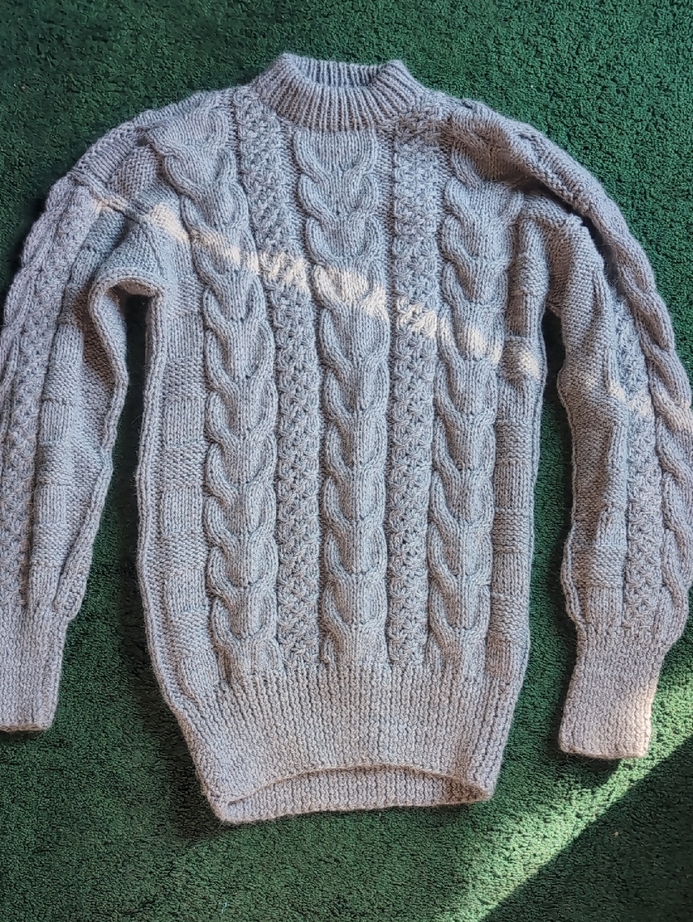 ❌Alpaca Sweater With Mock Neck Collar
